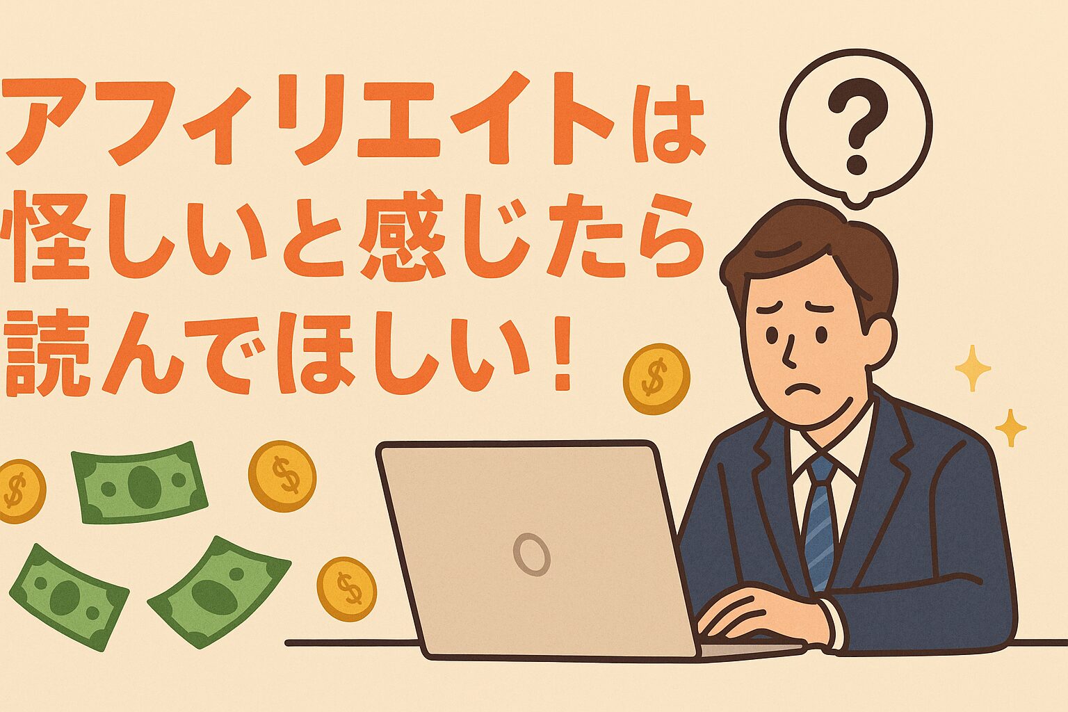 アフィリエイト　怪しい